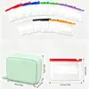 Bolsa de silicone portátil para viagem mais vendida internacionalmente, bolsa de silicone de grau alimentício, conjunto organizador de pílulas à prova d'água
