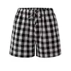 26 Estilo Verano Chica Atractiva Pantalones Cortos a Cuadros Adelgazantes Conjunto Estilo Universitario Camiseta sin Mangas + Pantalones Cortos de Cintura Elástica que Alargan las Piernas