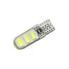 Luz LED de posición para coche T10 5630 6SMD silicona W5W epoxi luz de posición bombilla pequeña 12V