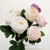 Flores Artificiales Rosa Austin Simuladas, Textura de Alta Simulación, Rosas Hidratantes, Decoración de Boda, Decoración del Hogar Flores Artificiales