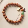 Pulsera de Sándalo Barbie 0.8 Pulsera de Rosario Multicírculo Anillo de Correr DIY de Jade Hetian Pulsera Wenwan para Hombres y Mujeres Fabricante Mayorista