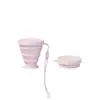 Copo de Água de Silicone 200ml Atacado Copo Portátil para Enxaguante Bucal Copo Dobrável Copo de Café Copo para Esportes ao Ar Livre Copo Telescópico
