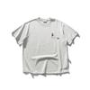 Beijie Marca de Moda Americana para Hombre 2025 Verano Nueva Camiseta de Manga Corta Bordada Divertida para Hombre Cuello Redondo Manga Media