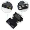 Adaptador HDMI para VGA Fêmea para Macho 1080P com Conversor de Áudio HDMI para VGA em Formato de I