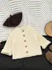 Roupas de Outono e Primavera em Lã Tricotada para Bebês Meninos e Meninas, Bebês e Crianças Pequenas, Roupas de Outono para Sair, Suéteres e Cardigans Simples e Estilosos