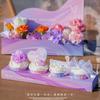 Caja de regalo con forma de flor para cupcakes del Día de la Madre, ideal como regalo para una celebridad de Internet. Tarjeta de amor con forma de hada para madre, caja de embalaje portátil decorativa para postres.