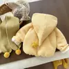 Nueva colección de invierno 2026: Tops y prendas de abrigo engrosados, cálidos y forrados de forro polar para niños y niñas, con diseños de estrellas, diseñados para bebés y niños pequeños.
