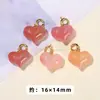 Jingdian Jewelry Fonte de Sal Carmesim Ágata Pequena Gota Coleção Fábrica Personalizada Cabeça de Coelho Fivela de Segurança Anel de Corrida Pixiu Acessórios