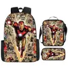 Mochila de Marvel Spider-Man Dibujos Animados Anime Bolsa Escolar Primaria Mochila Bolso de Mano Bolsa Sencilla para Lápices