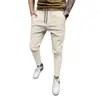 Pantalones de encaje de color liso para hombre, nuevos, de cuatro estaciones, transfronterizos europeos y americanos, para Amazon, holgados, casuales, deportivos, rectos