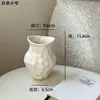 Jarrón de Cerámica Estilo Nórdico Arreglo Floral de Lujo Ligero Adornos de Alto Nivel Nicho Sala de Estar Entrada Decoración del Hogar Jarrón Cerámica