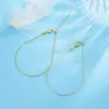Pulsera apilable de cadena cruzada y cadena sólida para primavera y verano, Joyería moderna y simple de moda, Accesorio diario versátil de nicho para mujer