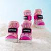 Zapatos de invierno para cachorro zapatos de algodón grueso Teddy cubierta de zapato antideslizante perro pequeño Oso Bomei mascota cubierta cálida para pies