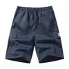 Pantalones cortos europeos de talla transfronteriza, pantalones cortos cargo casuales sueltos de verano para hombre, pantalones cortos de marca modernos y de moda