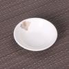 Vajilla de Cerámica Traje de Mesa de Hotel Plato para Huesos Cuenco con Alas Cuchara de Sopa Plato para Servilletas Adornos de Mesa de Hotel Taza de Té Platillo