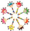Reloj Despertador Qin de Ocho Tonos con Cuentas Pequeñas, Juego de Piano para Niños, Juguete de Madera, Educación Temprana para Bebés, Bloques de Construcción Educativos, Envío Gratis