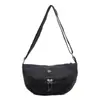 Bolsa Feminina Leve Simples Moda Inverno 2025 Versátil Bolsa Transversal Compras Diárias Cor Sólida Bolsa de Ombro para Mulheres
