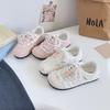 Zapatos Blancos Puff de Campana Suela Gruesa Retro 2025 Zapatillas de Entrenamiento Xia De para Mujer Más Fáciles para Combinar Zapatos Deportivos B3539