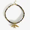 Lele Jewelry Concha de Sol Pájaro Cuerda de Aislamiento de Nylon Collar de Acero Inoxidable No se Desvanece Estilo Bohemio Costero