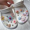 Accesorios para Zapatos de Cueva Flor para Zapatos Lindo Dibujo Animado Tridimensional Transparente Hebilla Decorativa para Zapatos Accesorios DIY Flor Hebilla para Zapatos Oso