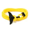 Moda nova linha Milão Estilo oceano pulseira de cauda de baleia personalidade versátil ano animal casal pulseira trançada vermelha