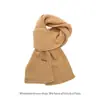 Novo Cachecol Clássico de Lã Xadrez Pied-de-Poule Dupla Face Estilo Coreano para Mulheres, Aquecedor de Pescoço de Tricô Quente e Fashion para Outono e Inverno, Versátil e à Prova de Vento