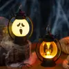 Nova Luz Noturna Portátil de Halloween Luz Eletrônica LED de Halloween Lanterna de Pônei Adereços de Terror de Halloween Enfeites