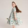 Pudding Haru Ropa Infantil Vestido de Verano Niñas Algodón Falda Larga 2025 Verano Nuevo Vestido Infantil Dulce Estilo Vacacional
