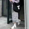 Pantalones cortos cargo grises multibolsillos para mujer, geniales y elegantes, de cintura alta, adelgazantes, holgados, casuales, de pierna ancha, deportivos, pantalones de tres cuartos para otoño