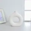 Vaso de Cerâmica Estilo Escandinavo Ins Vaso Círculo Enfeites Criativos para Casa Sala de Estar Artesanato de Cerâmica Enfeites Transfronteiriços