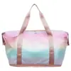 Bolsa de viaje arcoíris, bolsa de gimnasio portátil, bolsa de entrenamiento para deportes al aire libre y ocio, bolsa de yoga, maleta grande de capacidad para mujer