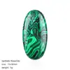 Cabujón Oval de Cristal Natural 15*30mm para Incrustación DIY en Collares Broches Accesorios de Fondo Plano Cabujón en Forma de Huevo de Piedra Semipreciosa