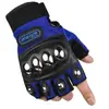 Guantes Tácticos de Defensa Personal para Exteriores con Carcasa Dura de Acero Inoxidable, Anticaídas y Resistentes al Desgaste, de Cinco Dedos, Medio Dedo y Dedo Largo para Lucha, Ciclismo y Motocicleta