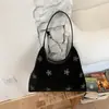 Bolsa Tote Feminina Nova Tendência Primavera 2026 de Ombro Único Estampada de Alto Valor Cor Sólida Bolsa de Axila para Deslocamento Urbano Casual