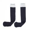 2020 Primavera Verano Otoño Nuevos Calcetines de Punto por Encima de la Rodilla para Niños Calcetines de Algodón para Niñas Medias de Bebé de Rayas Verticales Medias Medias