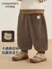 Pantalones de Forro Polar Kaka Panda para Niños Pantalones Deportivos de Otoño e Invierno para Niños Ropa de Invierno para Niñas Pantalones Largos de Invierno para Bebé