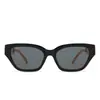Ojo de Gato Retro Patas de Cadena Nuevas Personalidad de Alto Nivel Europeo y Americano Chica Popular Protección Solar Protector Solar Gafas de Sol Elegantes Sensación de Alto Nivel