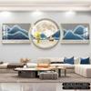 Pintura Colgante de Pared de Fondo de Sofá con Buen Significado, Pintura de Paisaje Moderna Simple de Lujo Accesible, Nueva Pintura Decorativa de Sala de Estar de Alta Gama y Atmosférica