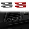 Aplicable a Seat Ateca 5F 16-25 Modificación Interior Fibra de Carbono Portavasos Panel de Consola Central Salida de Aire