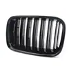 Adecuado para BMW Serie 3 E36 92-96 Rejilla Frontal Doble Línea Modificada Rejilla de Admisión de Aire del Parachoques Delantero Accesorios para el Frontal del Coche