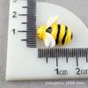 Abeja caricatura resina accesorios crema goma funda de teléfono accesorios diy tocado horquilla agujero zapatos parche mayoreo