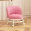 Banqueta de casa com roda universal cadeira pequena banqueta de sofá banquinho pequeno encosto rodízios banqueta móvel banco pequeno de sala