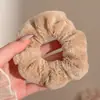 Goma para el pelo de encaje estilo coreano para mujer, Pañuelo cuadrado grande para el pelo, Cuerda para el pelo de alta gama, Nuevo accesorio para el pelo de otoño e invierno, Al por mayor