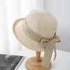 Nuevo Sombrero de Pescador Francés con Borde Enrollado de Alta Calidad para Mujer 2025, Versátil Sombrero de Cubo Adelgazante para Rostro, de Primavera y Verano, Moderno y Elegante