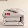 Colcha de fibra de soja, engrosada y cálida, adecuada para invierno, uso doméstico, colcha de algodón para primavera y otoño, colcha fresca para verano, colcha para dormitorio de estudiante