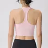 Sujetador Deportivo de Yoga para Mujer a Prueba de Impactos para Correr Reafirmante Top de Fitness con Almohadillas en el Pecho Espalda Cruzada Hermoso Espalda con Tirantes Chaleco
