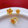 Puzuo loja de ouro com acessórios diy de ouro floret clipe universal conta cartão conta anel acessórios miçangas feitos à mão