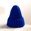 Chapéus de Tricô Europeus e Americanos Transfronteiriços com Logo Personalizado, Chapéus de Lã para Outono e Inverno, Versáteis e Quentes para Homens, Chapéus Pontudos para Mulheres, Chapéus da Moda para Adultos