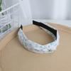 Diadema Elegante, Pasador Retro, Diadema para Salir, Accesorio para el Cabello Floral Fresco Hecho a Mano, Estilo Influencer de Internet, Nuevo Modelo 2024, Banda Ancha
