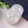 Afganistán Jade Blanco colgante doce signos del zodiaco colgante para hombres y mujeres puesto del zodiaco mercado nocturno lugar escénico feria del templo regalo de Jade